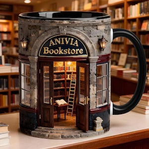 Bookstore Accent Mug - Personalized Gifts For Book Lovers