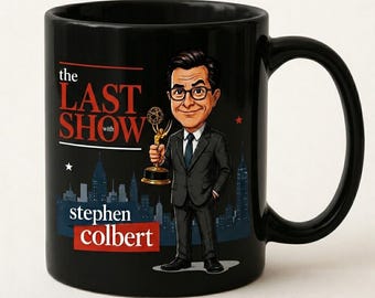 The Last Show with Stephen Colbert 2026 Mug Late Night Comedy Cup