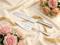 Personalized Wedding Cake Cutting Set Custom Wedding Cake Spatula Bridal Shower Gift Wedding Gifts product logo