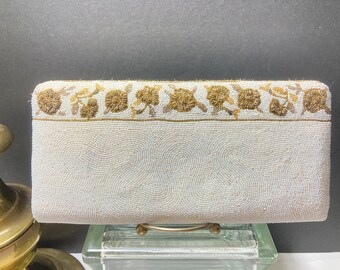 1920's Micro-Beaded Clutch Made in Paris