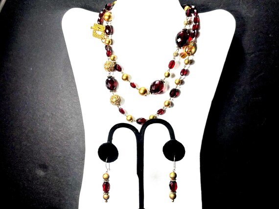 Antique Cherry Amber Redesigned Necklace , Bracel… - image 3