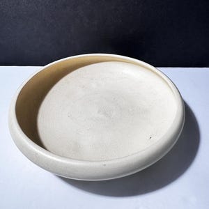 Vintage REDWING Heavy Pale Yellow Footed Planter Bowl