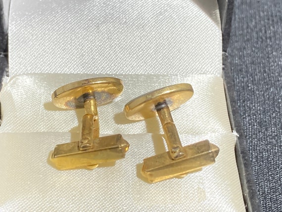 Antique Gold Filled M.O.P. Cufflinks - image 3