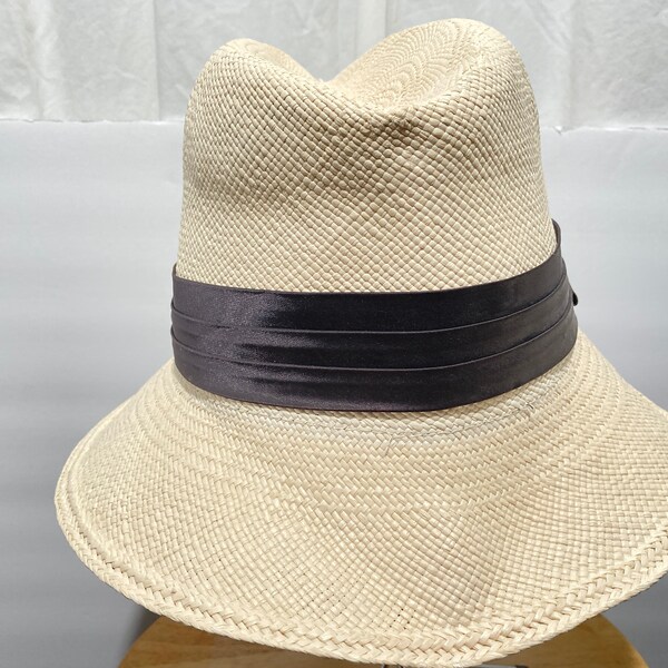 REAL Vintage Men's Panama Straw Hat size 22