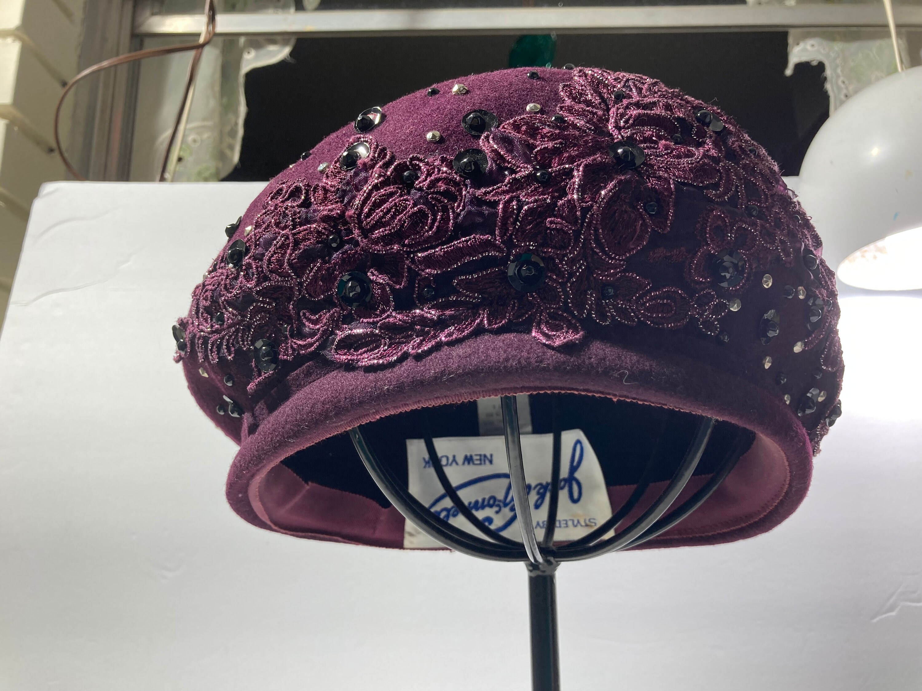 Jack Mcconnell Purple Wool Felt Hat - Etsy display picture 1