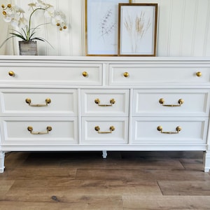 Refurbished Dresser 8 Drawer - Etsy
