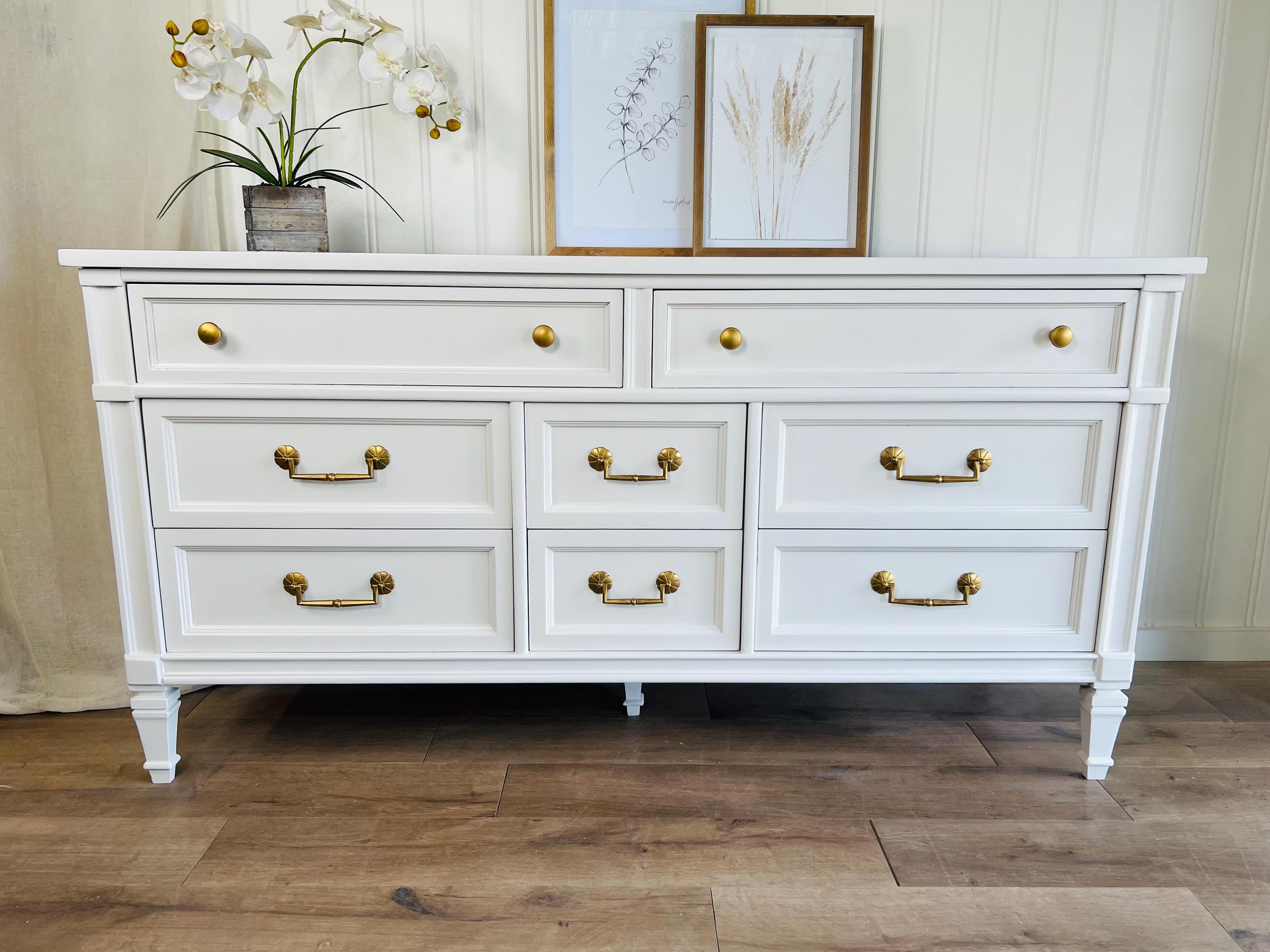 Bassett Vintage 5 Drawer Dresser - Etsy Bassett Vintage 5 Drawer Dresser - Etsy
