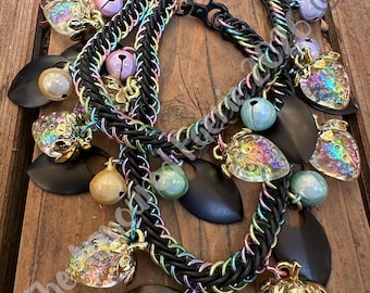 Goth Berries: Handwoven Boot Chains (Sold in pairs)