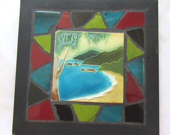 8 by 8 3dRose ft_164644_1 Water Lilies Vintage Monet Framed Tile 8 by 8 3dRose ft_164644_1 Water Lilies Vintage Monet Framed Tile
