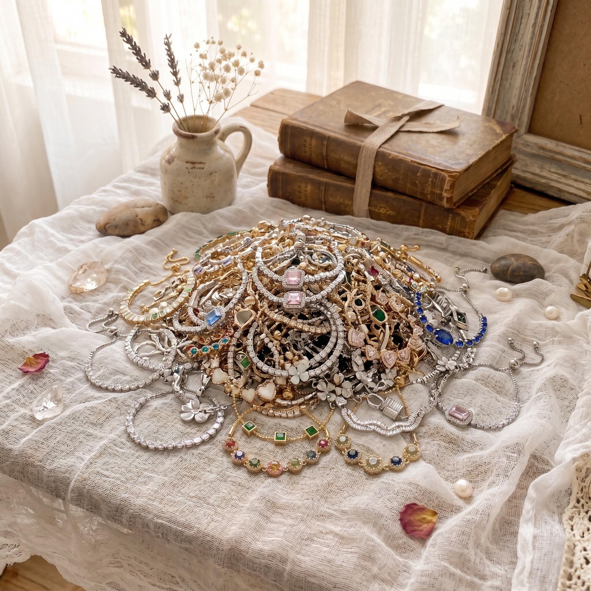 Thrifted jewelry mystery box - Etsy 日本