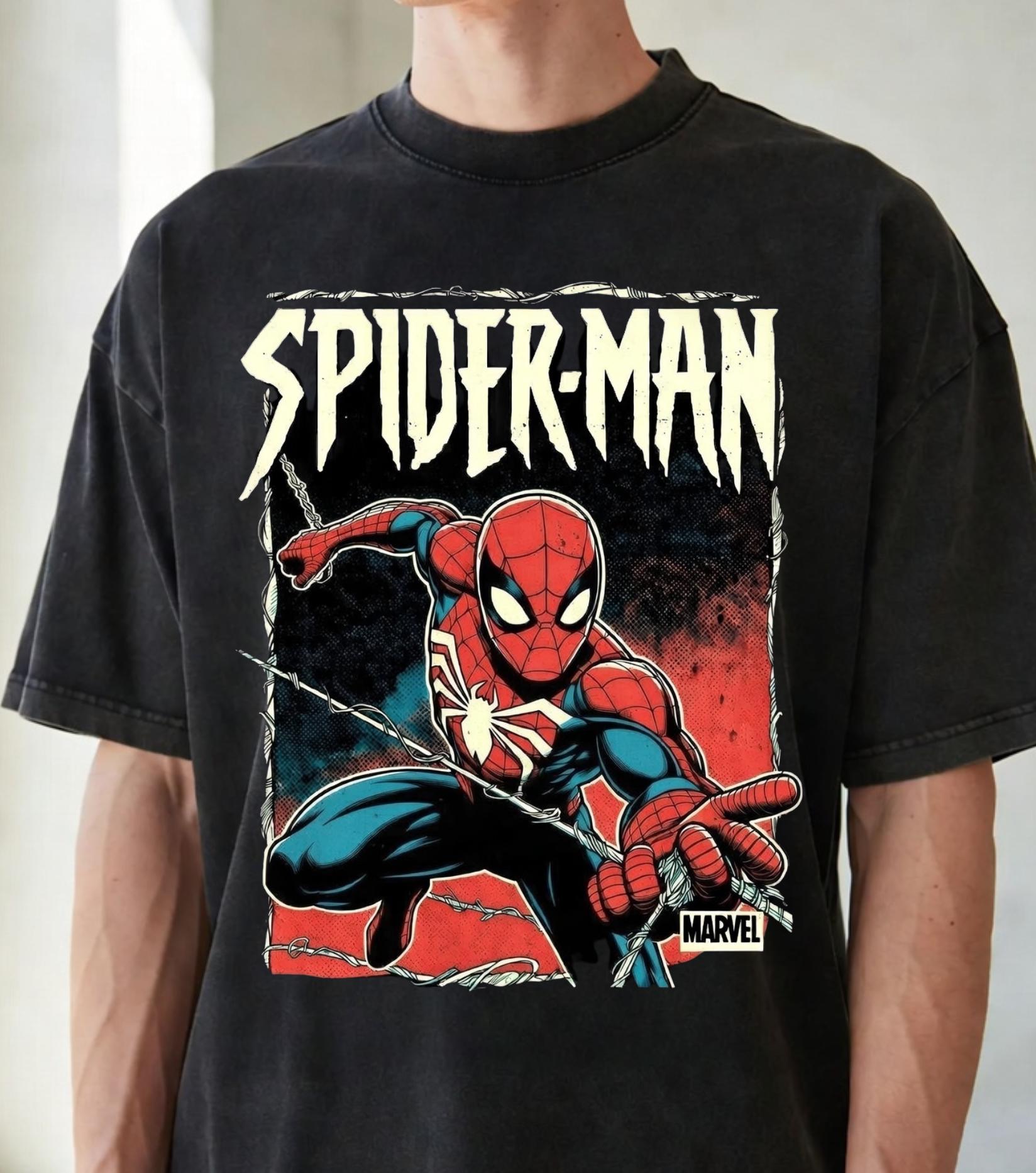 Spiderman t shirt vintage - Etsy 日本
