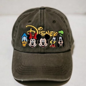 Mickey And Friends Embroidered Hat, Vintage Baseball Hat, Cute And Funny Cap, Disney Character Hat 2026