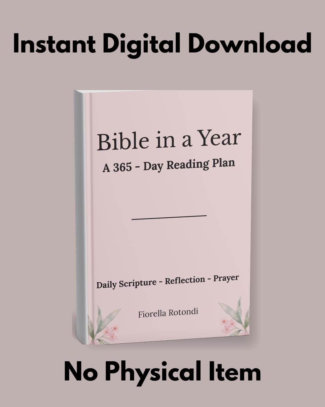 Chronological Woman's Bible Reading Plan | 365 Day Christian Planner ...