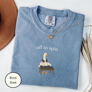 Comfort Colors® Funny DJ Goose Shirt,  DJ Shirt, Music Lover Gift, DJ Mothers Day Gift, Cute Music Producer Tee