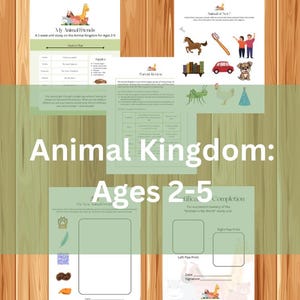 Eenheidsonderzoek Dierenrijk | Voorschoolse natuurwetenschappen (afdrukbaar pdf-bestand)