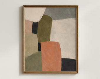 Abstract Color Blocks Art Print – Modern Minimalist Wall Art | Home Decor