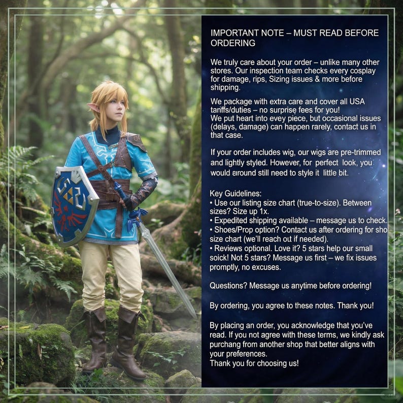 Fantasia de Cosplay Inspirada em Zelda - Traje Completo de Anime Fantástico para Uso em Exposições e Convenções imagem 12
