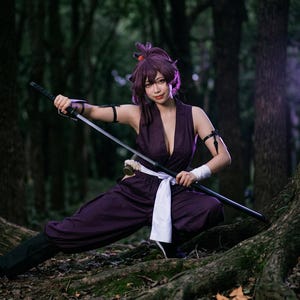Fantasia de Cosplay da Personagem Yuzuriha - Roupa Pronta para Eventos