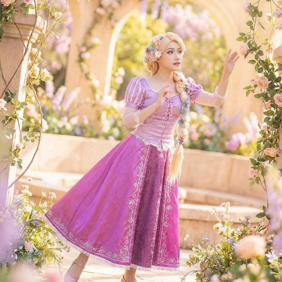 Rapunzel Fantasia De Princesa Para Adulto Tangled Rapunzel Costume Fantasias De Rapunzel Fantasia De Princesa Rapunzel