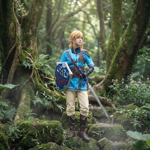 Fantasia de Cosplay Inspirada em Zelda - Traje Completo de Anime Fantástico para Uso em Exposições e Convenções imagem 8