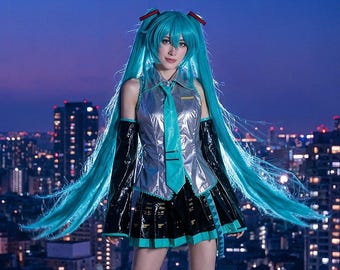 New Edition Miku Character Cosplay Costume - Complete Anime Outfit for Event Use