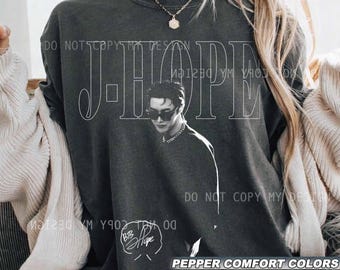 Limited J Hope Unisex Shirt for Men and Women 90s: Kpop Graphic Tee