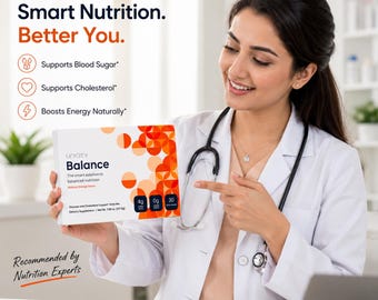 Unicity Balance Orange Drink Mix 2 Packs | Blood Sugar Support | Cholesterol Wellness | Daily Nutrition Supplement | 30 Stick Packs