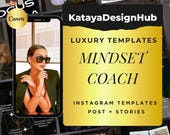 Mindset Coach Instagram Templates | Canva Editable (Digital Download)