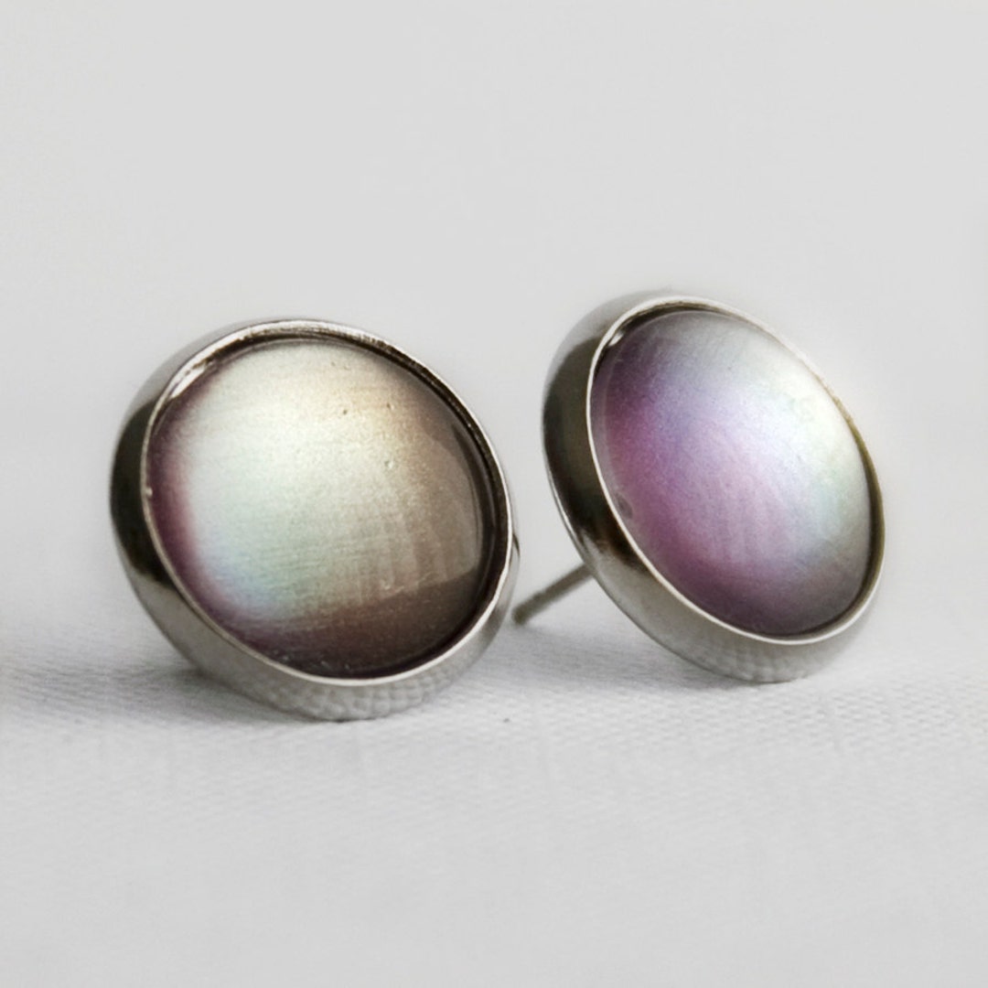 •CLOUD LINA• silver post earrings
