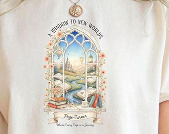 Comfort Colors® Vintage Book Lover Shirt, Retro Literary Adventure Tee, Aesthetic Top, Gift for Bookworm