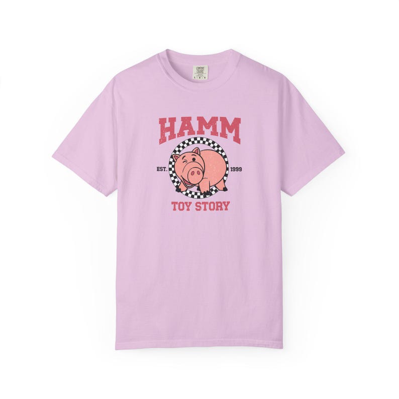 Maglietta Comfort Colors® Hamm Pig | Maglietta oversize in stile vintage | Regalo per i fan di Toy Story immagine 15