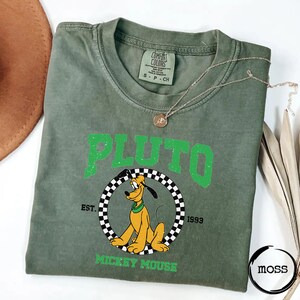 Comfort Colors® Pluto Mickey Mouse Tee | Vintage Style Graphic Top | Gift for Dog Lovers image 4