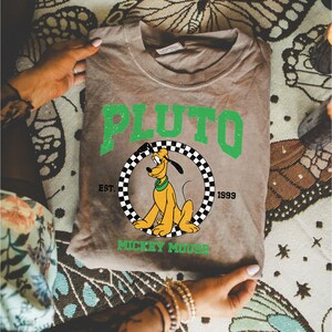 Comfort Colors® Pluto Mickey Mouse Tee | Vintage Style Graphic Top | Gift for Dog Lovers image 2