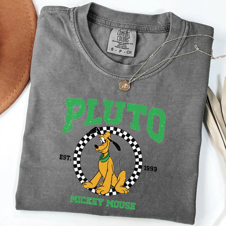 Comfort Colors® Pluto Mickey Mouse Tee | Vintage Style Graphic Top | Gift for Dog Lovers image 7