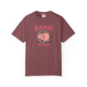 Maglietta Comfort Colors® Hamm Pig | Maglietta oversize in stile vintage | Regalo per i fan di Toy Story immagine 13