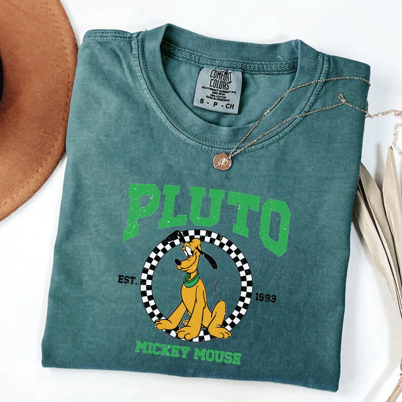 Comfort Colors® Pluto Mickey Mouse Tee | Vintage Style Graphic Top | Gift for Dog Lovers image 8