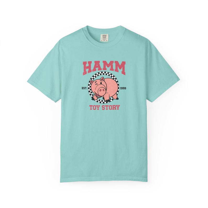 Maglietta Comfort Colors® Hamm Pig | Maglietta oversize in stile vintage | Regalo per i fan di Toy Story immagine 14
