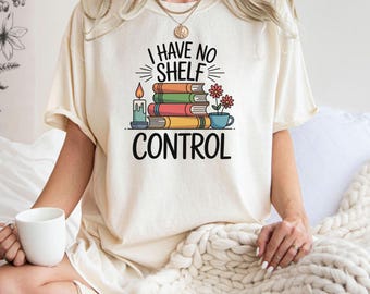 Comfort Colors® Book Lover Candle Tee | Oversized Top | Gift for Bookworm Friends