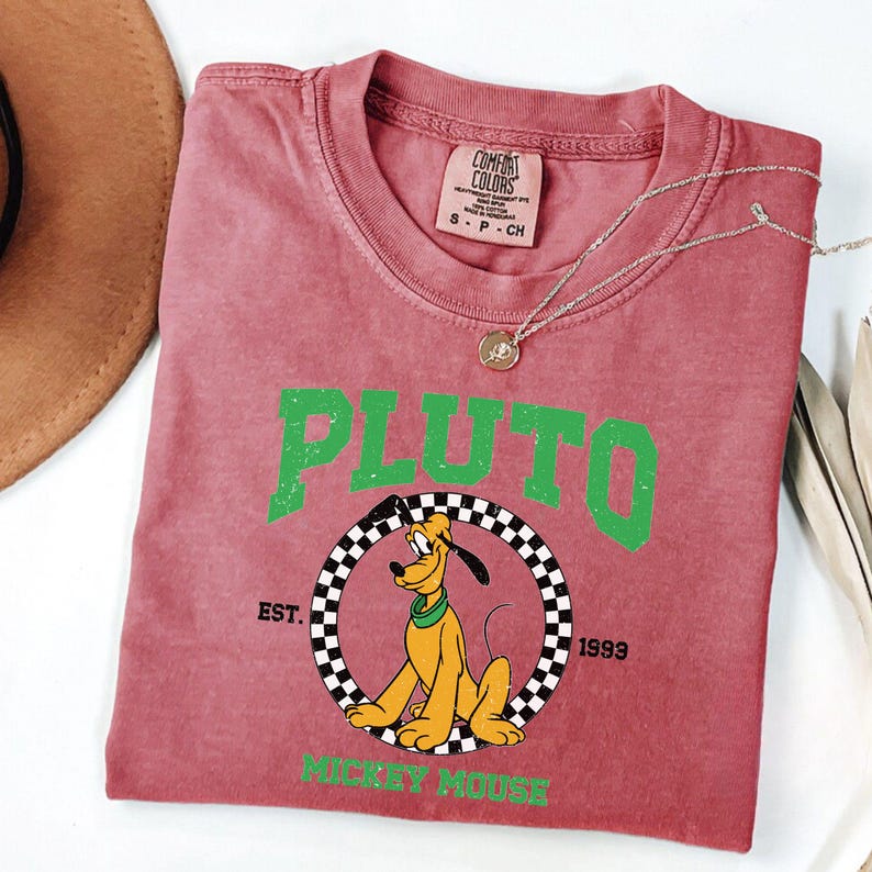 Comfort Colors® Pluto Mickey Mouse Tee | Vintage Style Graphic Top | Gift for Dog Lovers image 6