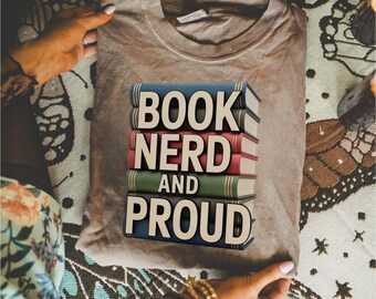 Comfort Colors® Book Nerd Shirt | Oversized Tee | Gift for Book Lovers