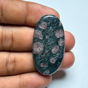 Natural Ruby Oval Cabochon, Gemstone for Jewelry Making (43x23x6 MM)