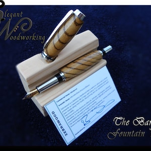 Baron Fountain Pen in Many Different Wood Types