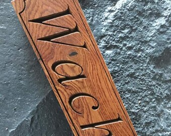 3 1/4" sign up to 14" long.  Free Shipping