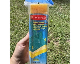 Rubbermaid Squeeze Mop Refill Yellow New In Original Packaging 1999 Vintage Y2K
