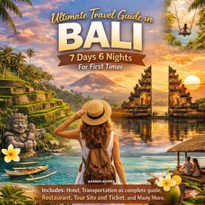 究極のバリ島旅行ガイド 7泊6日の旅｜初めての旅程、グルメマップ、知っておくべきヒント｜デジタルダウンロード