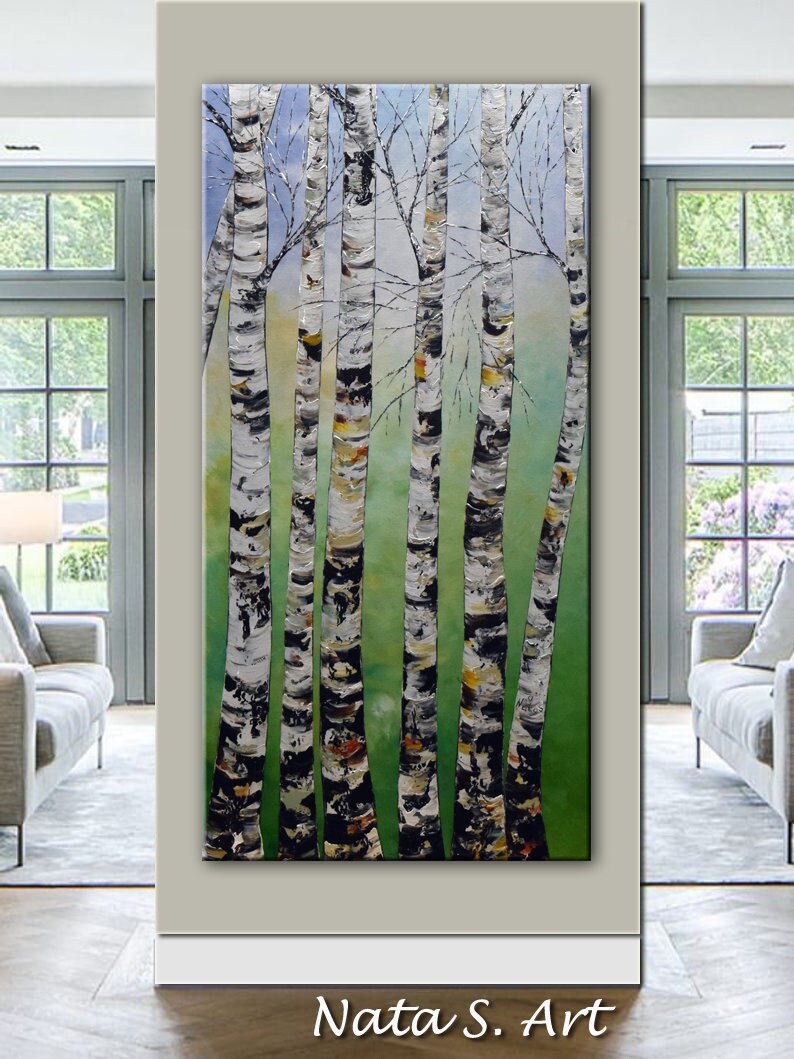 12+ Finest Birch tree wall art images information