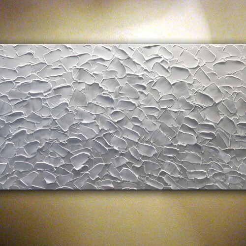 Large Blue Grey and White Abstract Painting / Original Art / Etsy Ireland