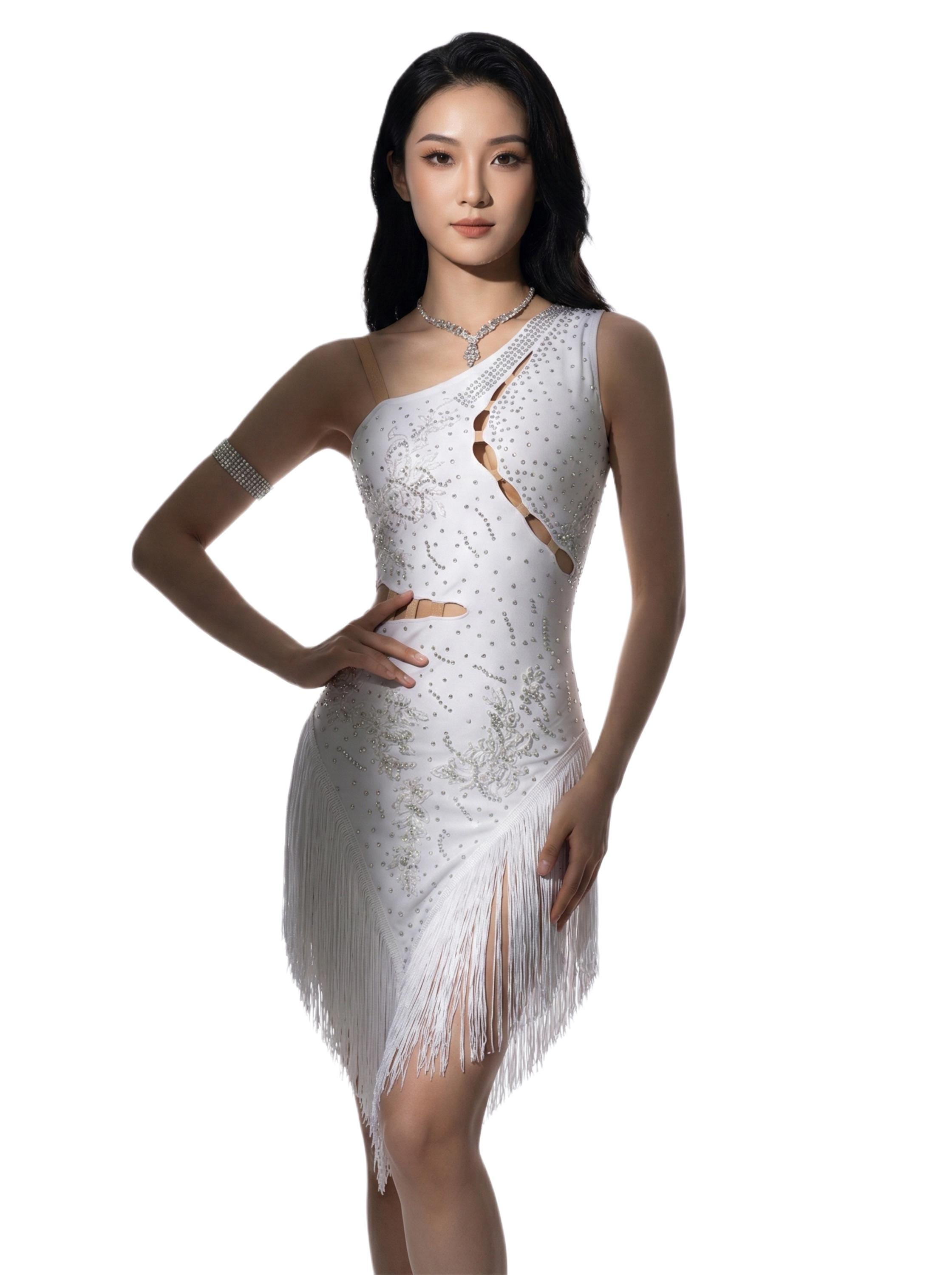 White Salsa Dress - Etsy Canada White Salsa Dress - Etsy Canada