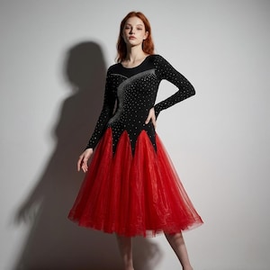 open lace back dress Happy Clothing Gemini Red Drop Waist Mesh Maxi Dress