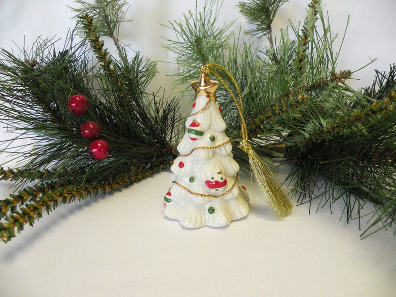 Lenox Christmas Ornament Christmas Tree Ornament Ivory and Etsy